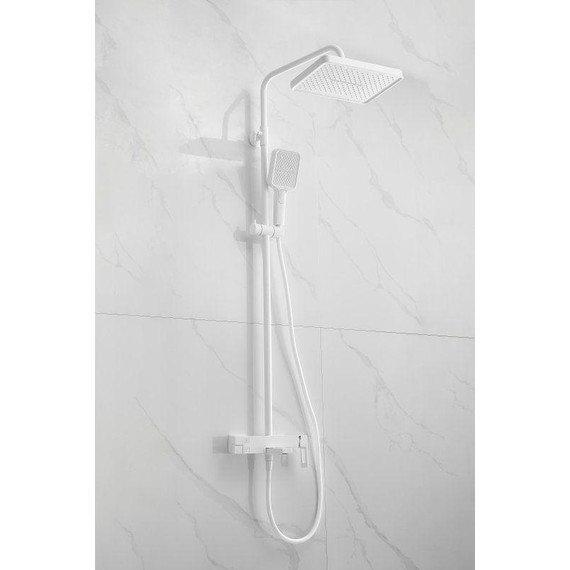 Душевая стойка Belz B24658-8, белый матовый - фото 2