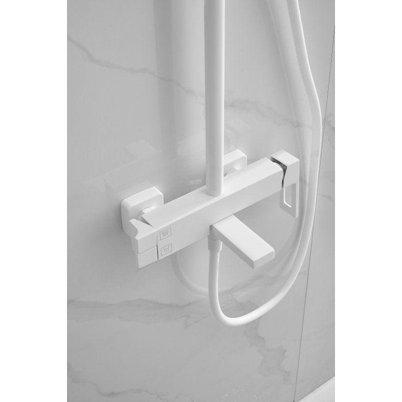 Душевая стойка Belz B24658-8, белый матовый - фото 53