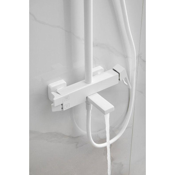 Душевая стойка Belz B24658-8, белый матовый - фото 57