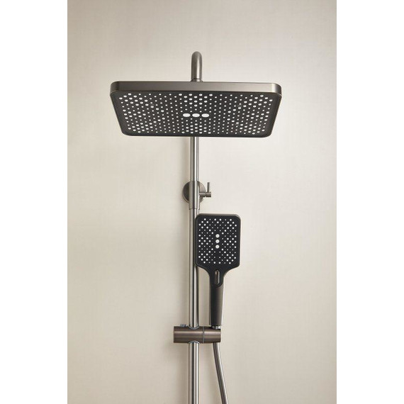 Душевая стойка Belz B24715-3, оружейная сталь - фото 18