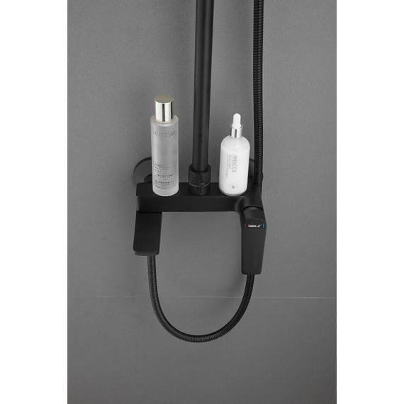 Душевая стойка Belz B24715-7, чёрный матовый - фото 17