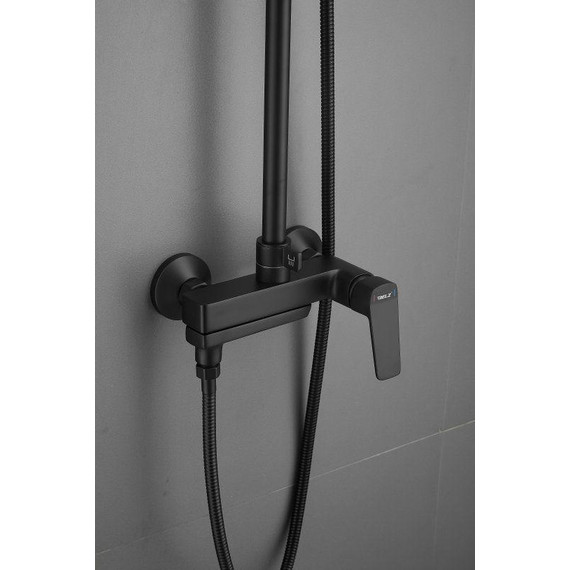 Душевая стойка Belz B24715-7, чёрный матовый - фото 16