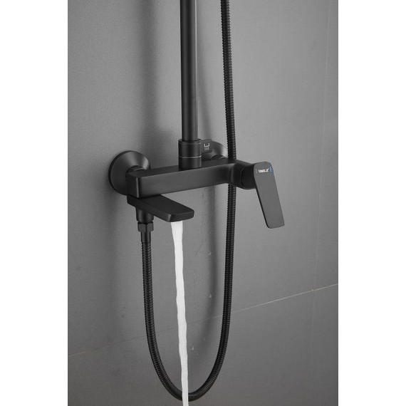 Душевая стойка Belz B24715-7, чёрный матовый - фото 12