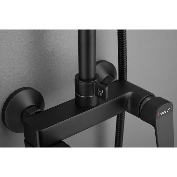 Душевая стойка Belz B24715-7, чёрный матовый - фото 11