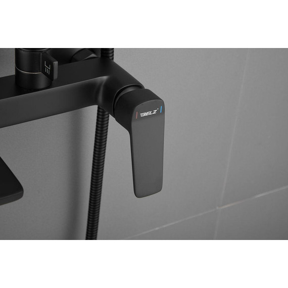 Душевая стойка Belz B24715-7, чёрный матовый - фото 15