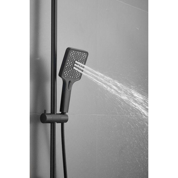 Душевая стойка Belz B24715-7, чёрный матовый - фото 20