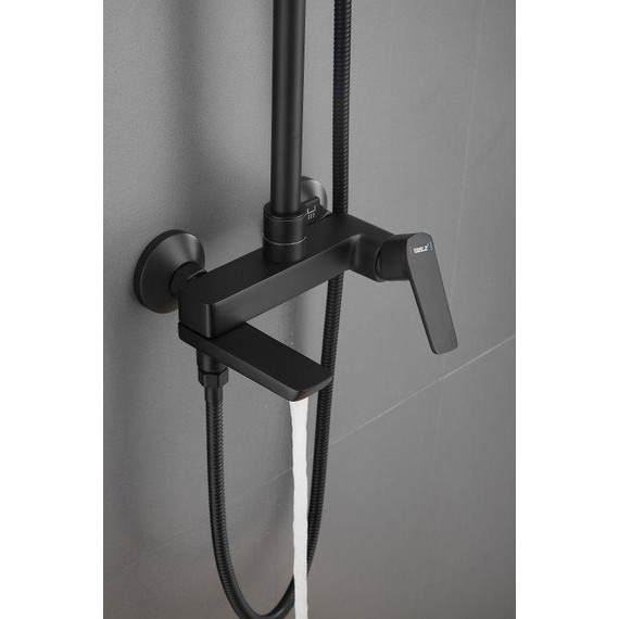 Душевая стойка Belz B24715-7, чёрный матовый - фото 13