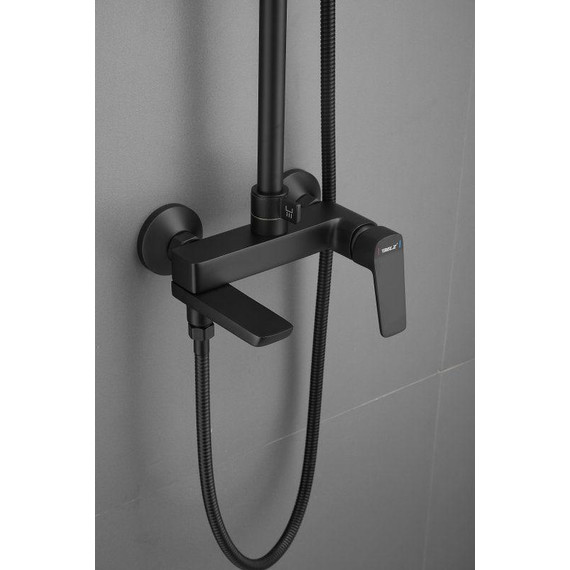 Душевая стойка Belz B24715-7, чёрный матовый - фото 14