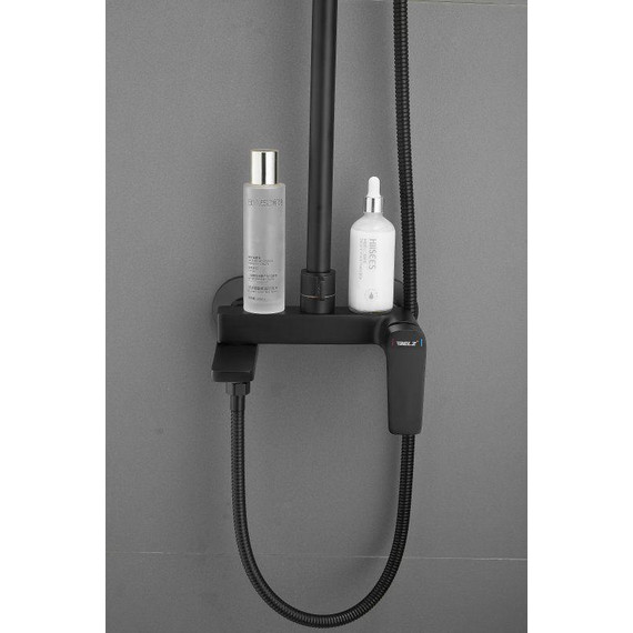 Душевая стойка Belz B24715-7, чёрный матовый - фото 25