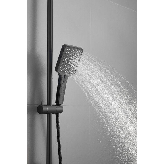 Душевая стойка Belz B24715-7, чёрный матовый - фото 21