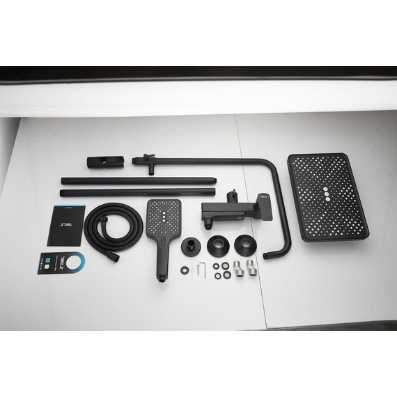 Душевая стойка Belz B24715-7, чёрный матовый - фото 55