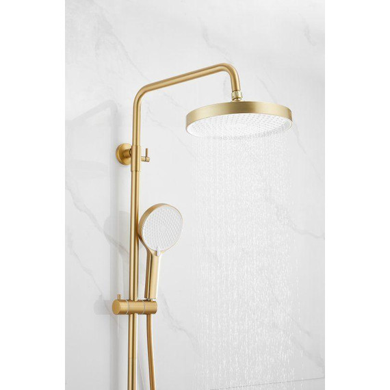 Душевая стойка Belz B24812-5, золото брашированное - фото 34