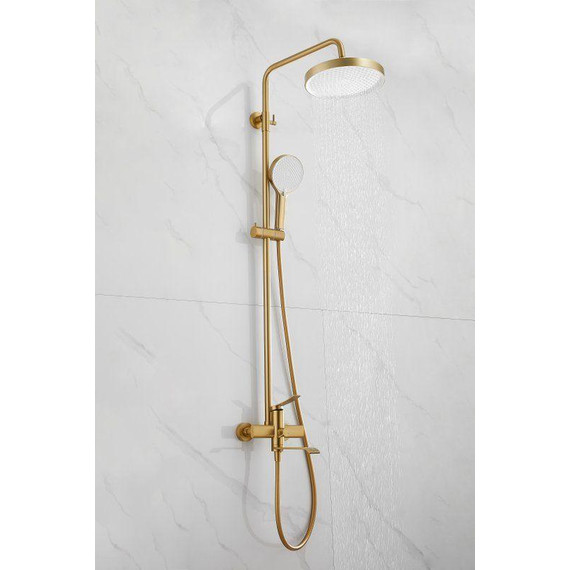 Душевая стойка Belz B24812-5, золото брашированное - фото 5