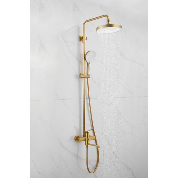 Душевая стойка Belz B24812-5, золото брашированное - фото 6