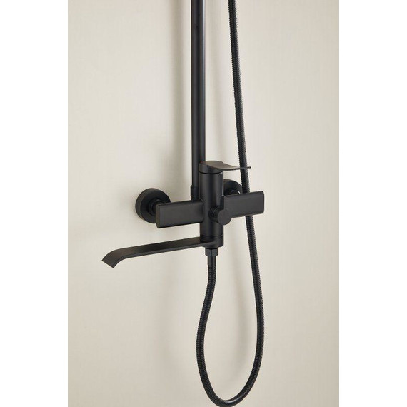 Душевая стойка Belz B24812-7, чёрный матовый - фото 5