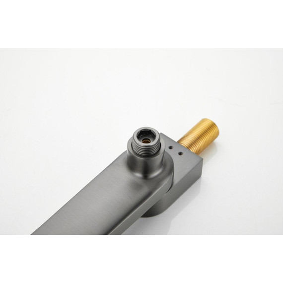 Душевая система для ванны Belz B80713-3, оружейная сталь - фото 10