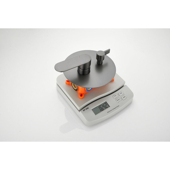 Душевая система для ванны Belz B80713-3, оружейная сталь - фото 18