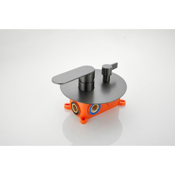 Душевая система для ванны Belz B80713-3, оружейная сталь - фото 24