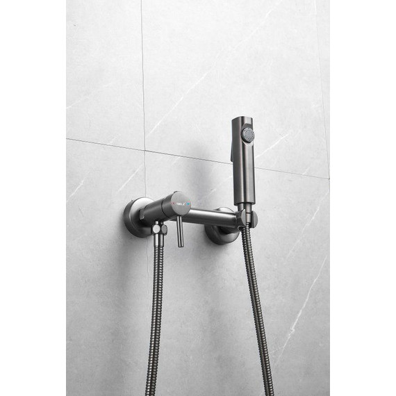 Набор для гигиенического душа Belz B55803-3, оружейная сталь - фото 7