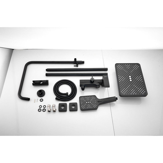 Душевая стойка Belz B24507-7, чёрный - фото 45