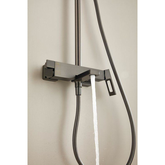 Душевая стойка Belz B24658-3, оружейная сталь - фото 24