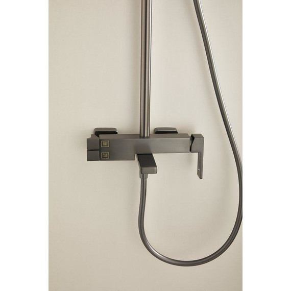 Душевая стойка Belz B24658-3, оружейная сталь - фото 42