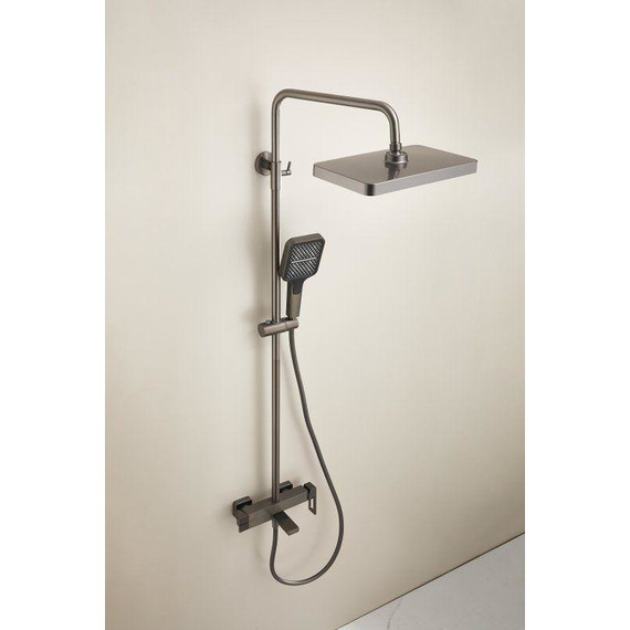 Душевая стойка Belz B24658-3, оружейная сталь - фото 2