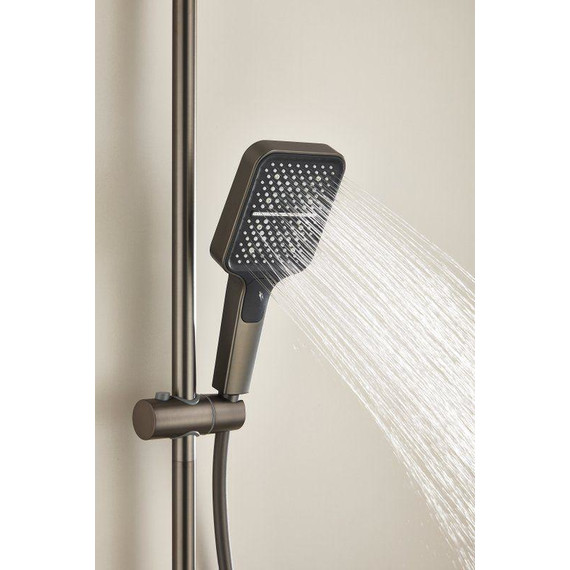 Душевая стойка Belz B24658-3, оружейная сталь - фото 44