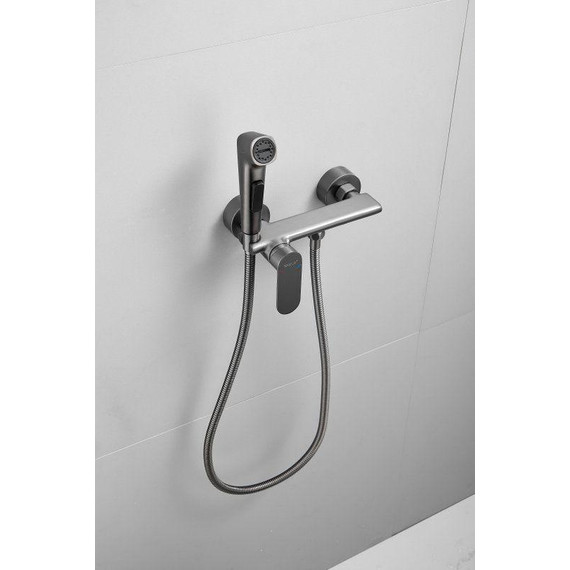 Набор для гигиенического душа Belz B55645-3, оружейная сталь - фото 5