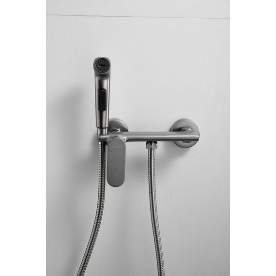 Набор для гигиенического душа Belz B55645-3, оружейная сталь - фото 6