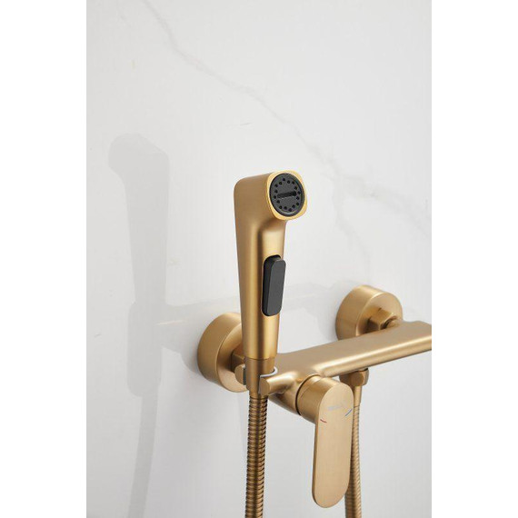 Набор для гигиенического душа Belz B55645-5, золото матовое - фото 18
