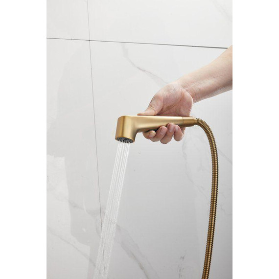 Набор для гигиенического душа Belz B55645-5, золото матовое - фото 22