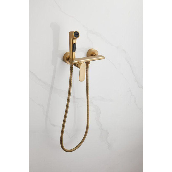 Набор для гигиенического душа Belz B55645-5, золото матовое - фото 6