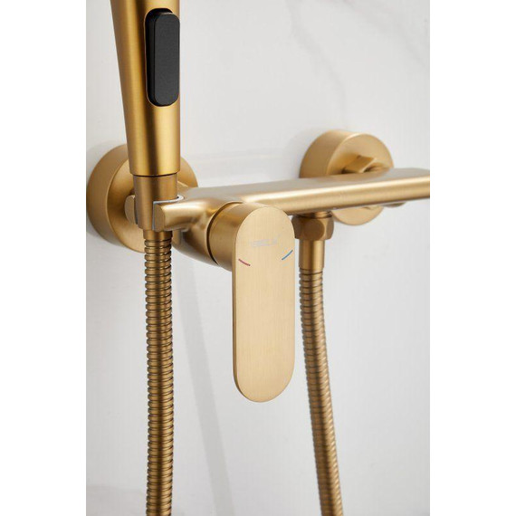 Набор для гигиенического душа Belz B55645-5, золото матовое - фото 26