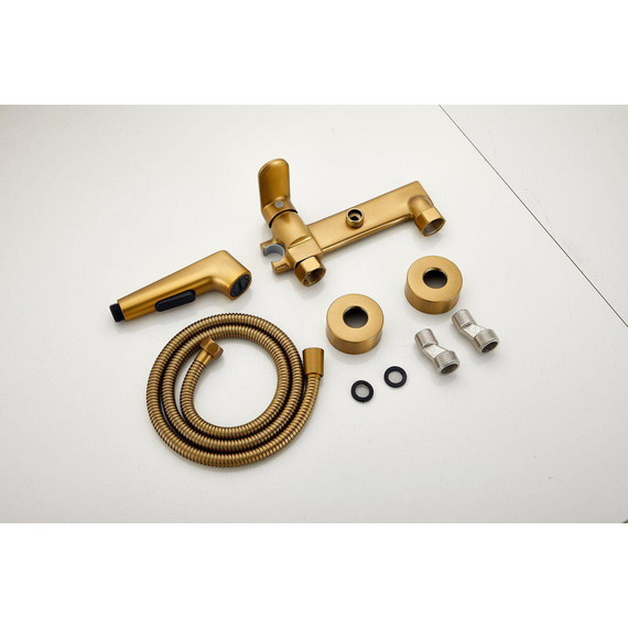 Набор для гигиенического душа Belz B55645-5, золото матовое - фото 27