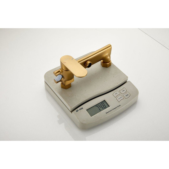 Набор для гигиенического душа Belz B55645-5, золото матовое - фото 31