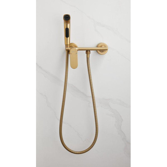 Набор для гигиенического душа Belz B55645-5, золото матовое - фото 5