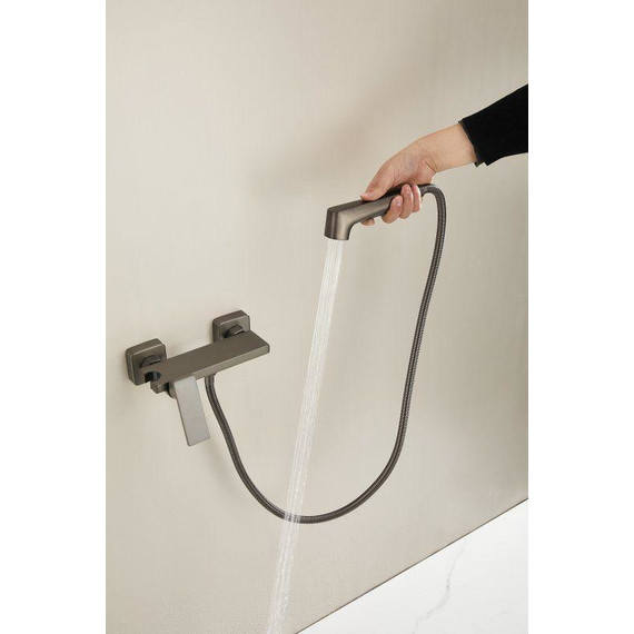 Набор для гигиенического душа Belz B55653-3, оружейная сталь - фото 11