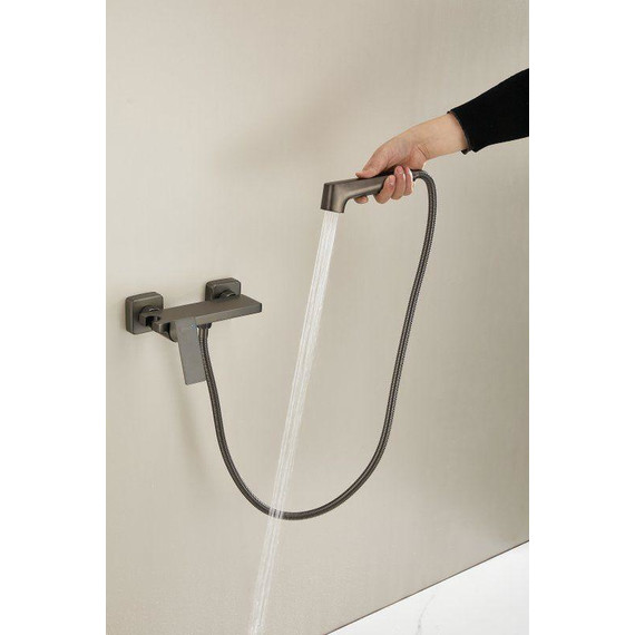 Набор для гигиенического душа Belz B55653-3, оружейная сталь - фото 3