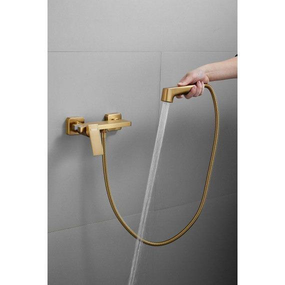 Набор для гигиенического душа Belz B55653-5, золото матовое - фото 8