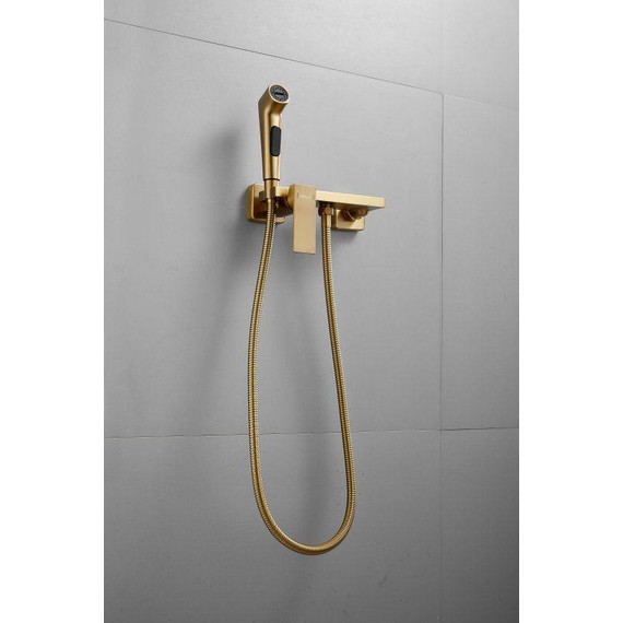 Набор для гигиенического душа Belz B55653-5, золото матовое - фото 5