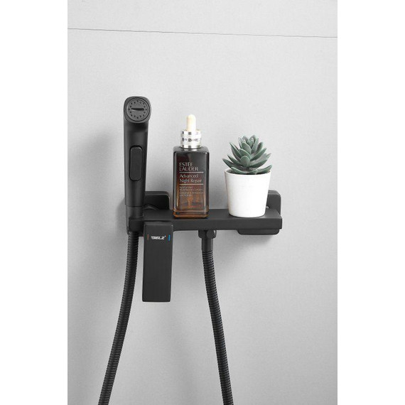 Набор для гигиенического душа Belz B55653-7, чёрный матовый - фото 4