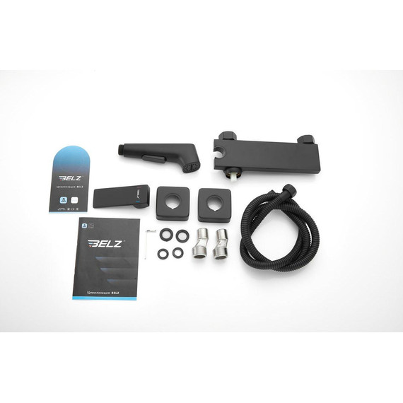 Набор для гигиенического душа Belz B55653-7, чёрный матовый - фото 30