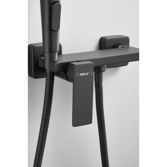 Набор для гигиенического душа Belz B55653-7, чёрный матовый - фото 27