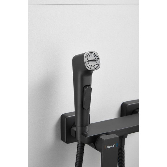 Набор для гигиенического душа Belz B55653-7, чёрный матовый - фото 15