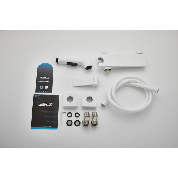 Набор для гигиенического душа Belz B55653-8, белый матовый - фото 14