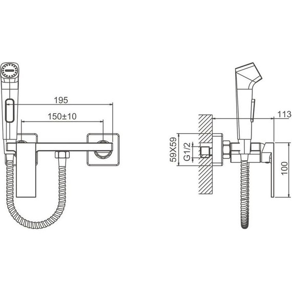 Набор для гигиенического душа Belz B55653 - фото 34