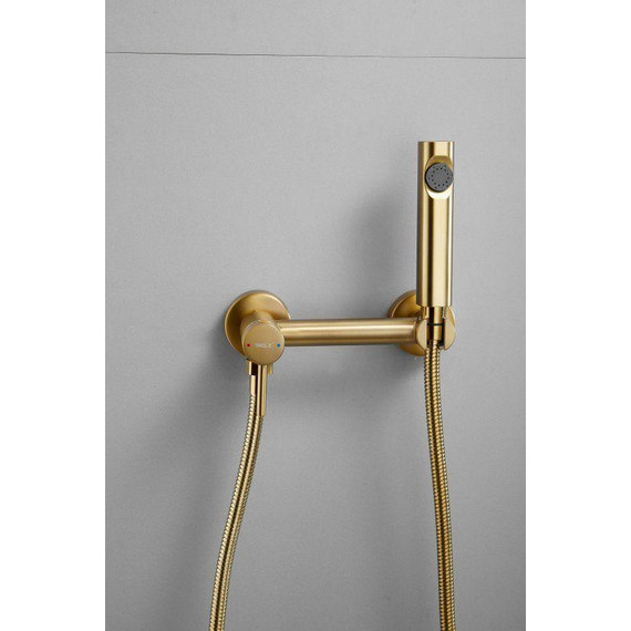 Набор для гигиенического душа Belz B55803-5, золото матовое - фото 7