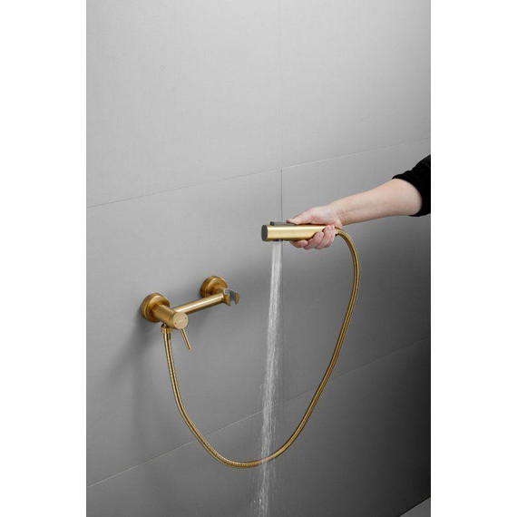 Набор для гигиенического душа Belz B55803-5, золото матовое - фото 8