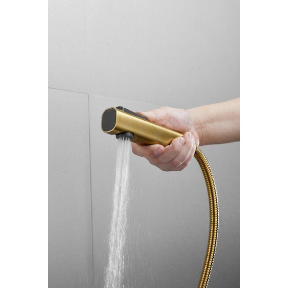 Набор для гигиенического душа Belz B55803-5, золото матовое - фото 17